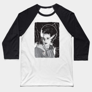 Bride of Frankenstein Baseball T-Shirt